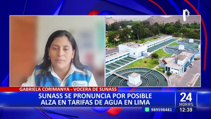 Sunass asegura que las tarifas de agua son fijadas en coordinación con Sedapal