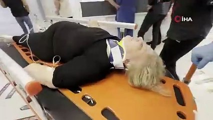 Perde takan kadın 3. kattan düştü