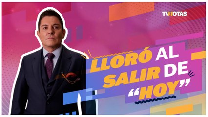 Ernesto Laguardia lloró al salir de 'Hoy'