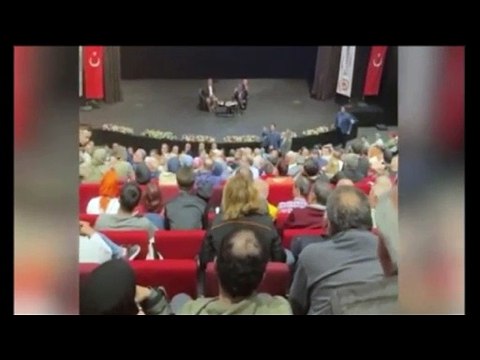 AKP'li kadın 'yerel seçimleri kaybedeceğiz' dedi ortalık karıştı. Katılımcılar arasındaki Mete Yarar salonu terk etti