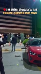 Diyarbakır'da Starbucks şubelerine saldırı