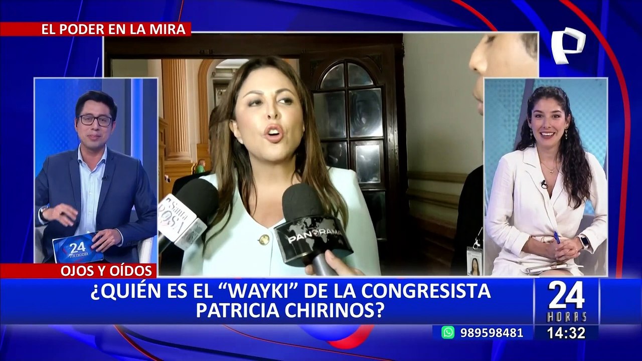 Patricia Chirinos revela que también tiene un "Wayki" pero aclara: "No me ha dado ningún Rolex"