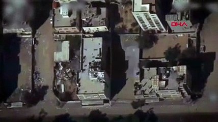 İsrail Gazze’de 250 noktayı böyle yerle bir etti