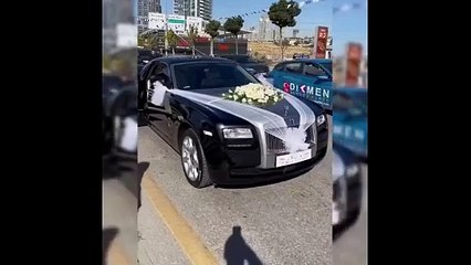 Ankara'da lüks araçlardan oluşan düğün konvoyu...