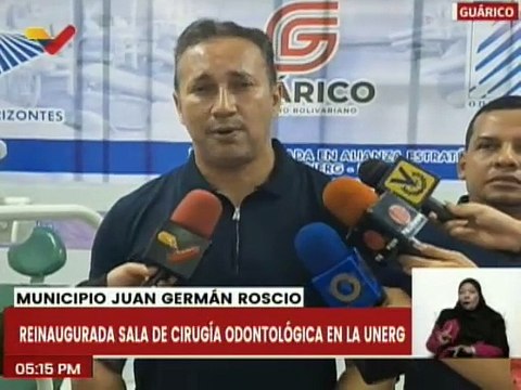 Guárico | Gobierno regional reinaugura sala de cirugía odontológica en la Unerg