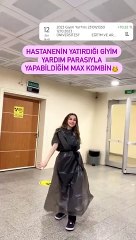 Sağlık Bakanlığı'nın 70 TL'lik giyim yardımını tiye alan sağlık çalışanı