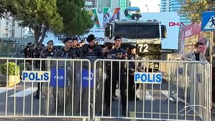 Eylem yasağına rağmen HÜDA PAR'a sokaklar serbest. Hamas’a destek eylemi yaptılar