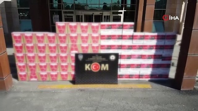 Muş’ta 840 bin adet gümrük kaçağı makaron ele geçirildi