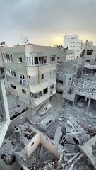 Güneş doğunca Gazze'de yaşanan yıkım ortaya çıktı