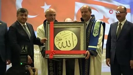 KKTC Cumhurbaşkanı Ersin Tatar’a fahri doktora ünvanı verildi