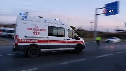 Otomobil ile motosiklet çarpıştı: 2 yaralı