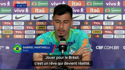 Brésil - Martinelli : "Jouer pour la Seleção, c'est un rêve qui devient réalité"