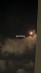 Hamas'ın İsrail'in Tel-Aviv bölgesine roket atışı yaptığına dair görüntüler paylaşılıyor