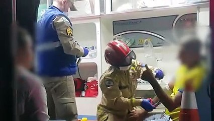 Idoso de 73 anos fica ferido em acidente de trânsito no Coqueiral