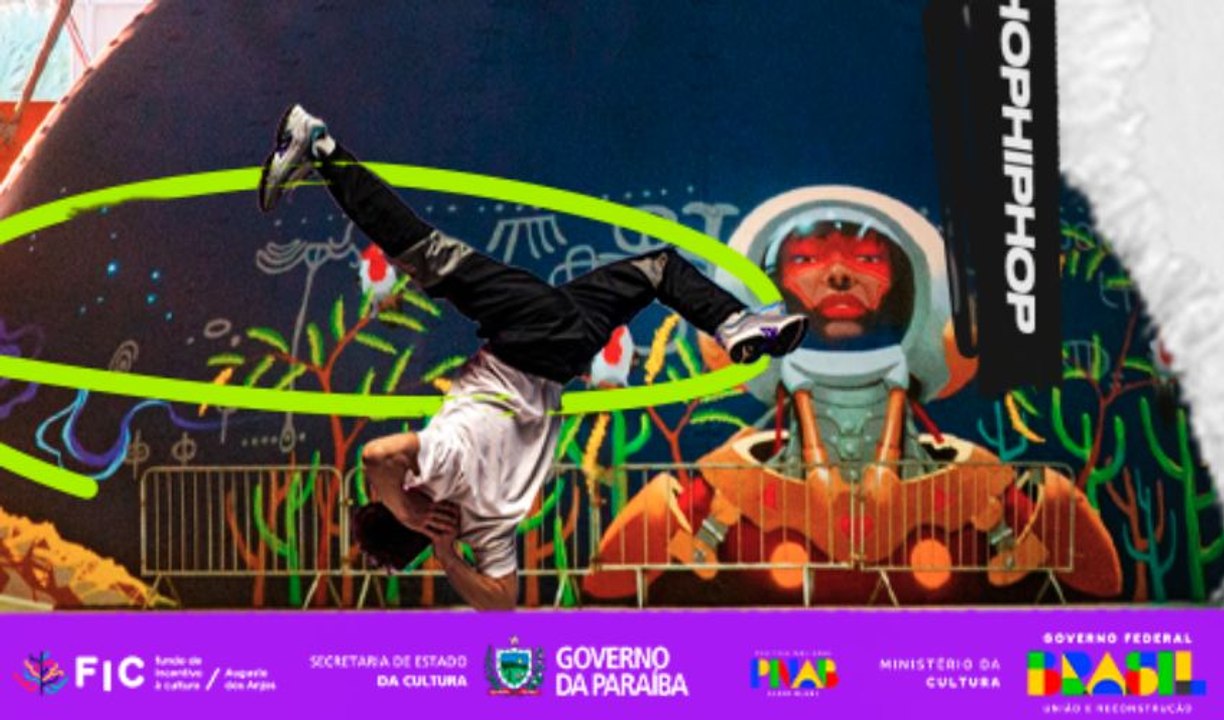 Secretaria de Estado da Cultura lança edital do ‘Prêmio Hip Hop Paraíba”