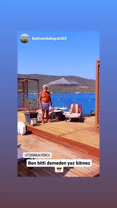 Bodrum'da yaz sezonu Fedon'dan sorulur. ''Ben  bitti demeden yaz bitmez'' dedi ve atladı