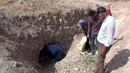 Köylü toprağın altından çıkartıyor kilosunu 10 TL'ye satıyor. Yaraları bant gibi kapatıyor