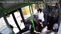 Halk otobüsü şoförü fenalaşan adamı hastaneye götürdü. Yaşasın iyi insanlar