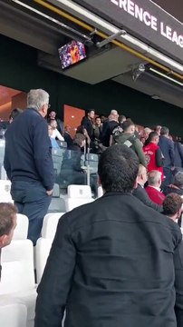 Beşiktaş taraftarının küfürlü tezahüratı üzerine TFF Başkanı Mehmet Büyükekşi, stadı terk etti!