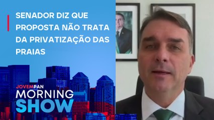 “DESINFORMAÇÃO não se COMBATE com CENSURA”, diz Flávio Bolsonaro sobre PEC das Praias