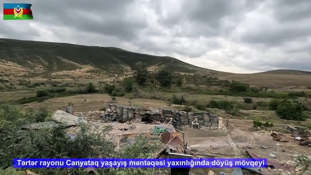 Azerbaycan'ın gerçekleştirdiği antiterör operasyonu sonrası terk edilmiş savaş mevzileri böyle görüntülendi