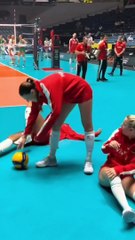Voleybolcu kızların keyifli anları yeniden gündem oldu. Elif Şahin Vargas'ı sürükledi