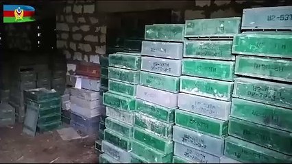 Çiftlikte bulunan binalar mühimmat deposu olarak kullanılmış