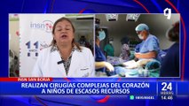 Realizan complejas cirugías del corazón a niños de escasos recursos