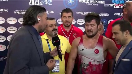 Dünyanın en büyüğü bir Türk! Ali Cengiz güreşte altın madalya kazandı