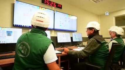 Yusufeli Barajı'nda elektrik üretiminde sona gelindi