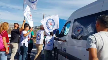 Trendyol çalışanlarına destek veren sendika başkanının üzerine araç sürüldü