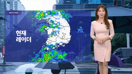 [날씨] 비 내리며 더위 주춤해요!...일부 싸락 우박 / YTN