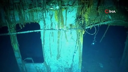 İkinci Dünya Savaşı'ndan kalma geminin görüntüleri ortaya çıktı