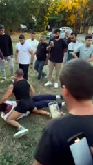 "120 kiloyum isterse Dünya Şampiyonu olsun 70 kilo kimse beni dövemez" dedi dayağı yedi