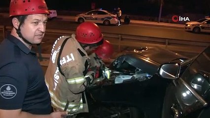 Zincirleme kazada 5 araç hurdaya döndü: 1 yaralı