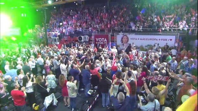 Los partidos políticos piden en el voto para las europeas en el cierre de campaña