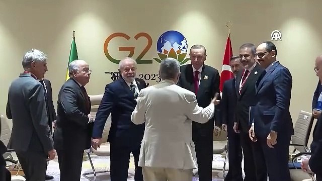 Erdoğan, Brezilya Devlet Başkanı Lula da Silva ile görüştü