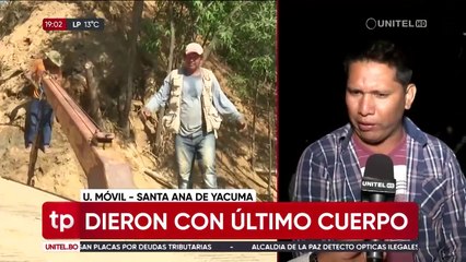 Hallan a la octava víctima del desplome del puente de Santa Ana del Yacuma