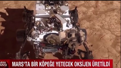 NASA Mars'ta bir insana 3 saat yetebilecek oksijen üretti. Uzayda bir ilk daha