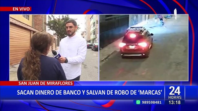 Vecinos frustran robo de 30 mil soles en San Juan de Miraflores