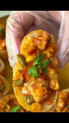 chicken garlic bread snacks