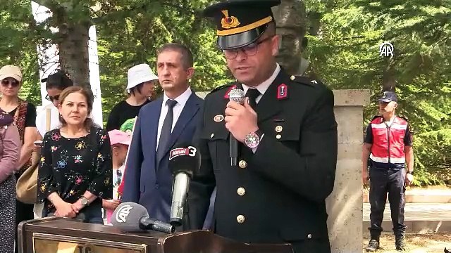 Büyük Taarruz'un 101. yıl dönümünde Albay Reşat Çiğiltepe Şehitliği'nde tören