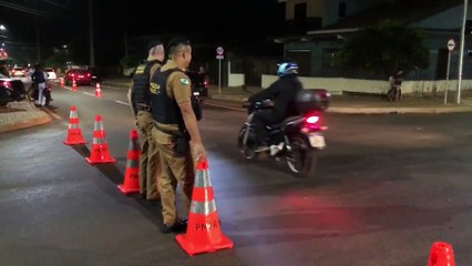 Polícia Militar de Cascavel em ação: blitz para coibir irregularidades é realizada no Brasmadeira