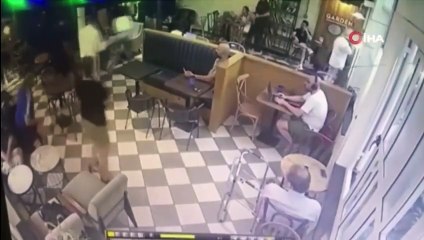 'Kısmetse Olur' yarışmacıları Nişantaşı’ndaki bir kafede tekme tokat birbirlerine girdi