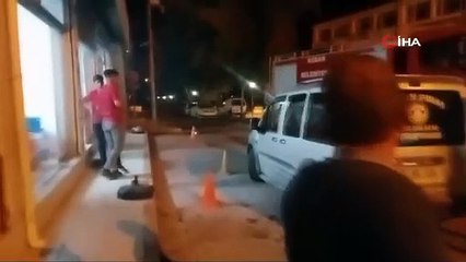 Elazığ’da iş yeri yangınını sporcular müdahale edip söndürdü