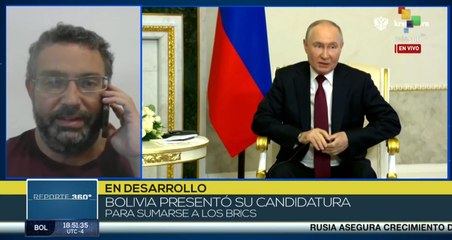 Lima Rocha: Los BRICS son un pilar de fortaleza para Rusia ante las sanciones impuestas.