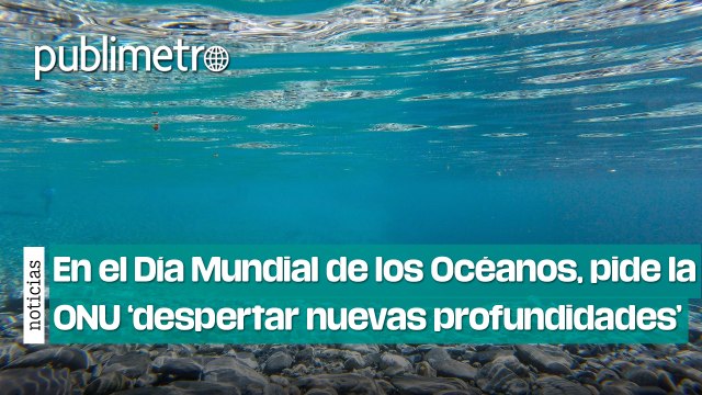 En el Día Mundial de los Océanos, pide la ONU ‘despertar nuevas profundidades’