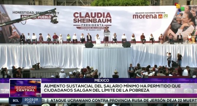 Pdta. Electa de México, Claudia Sheinbaum, contribuirá a la recuperación del salario mínimo
