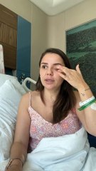 Merve Özbey hastaneden son durumunu paylaştı