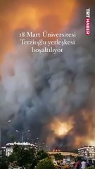 Çanakkale Onsekiz Mart Üniversitesi kampüsü tahliye edildi